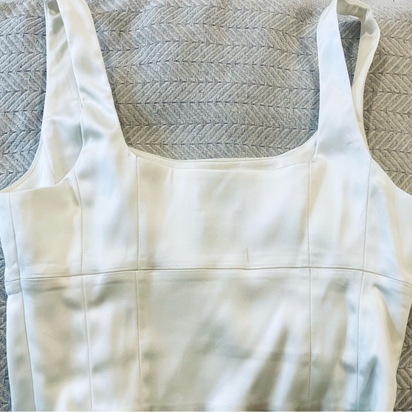 Wilfred Cream satin crop - Picture 2 of 4